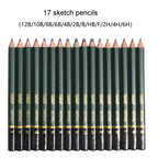 42 In 1 Drawing Painting Sketch Kit with Pencil Erasers Sharpener, 42 In 1