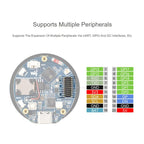 Waveshare ESP32-S3R8 1.46inch Round Touch Display Development Board, 412×412, Supports WiFi & Bluetooth, Without Cover Glass, With Cover Glass, With Widened Cover Glass