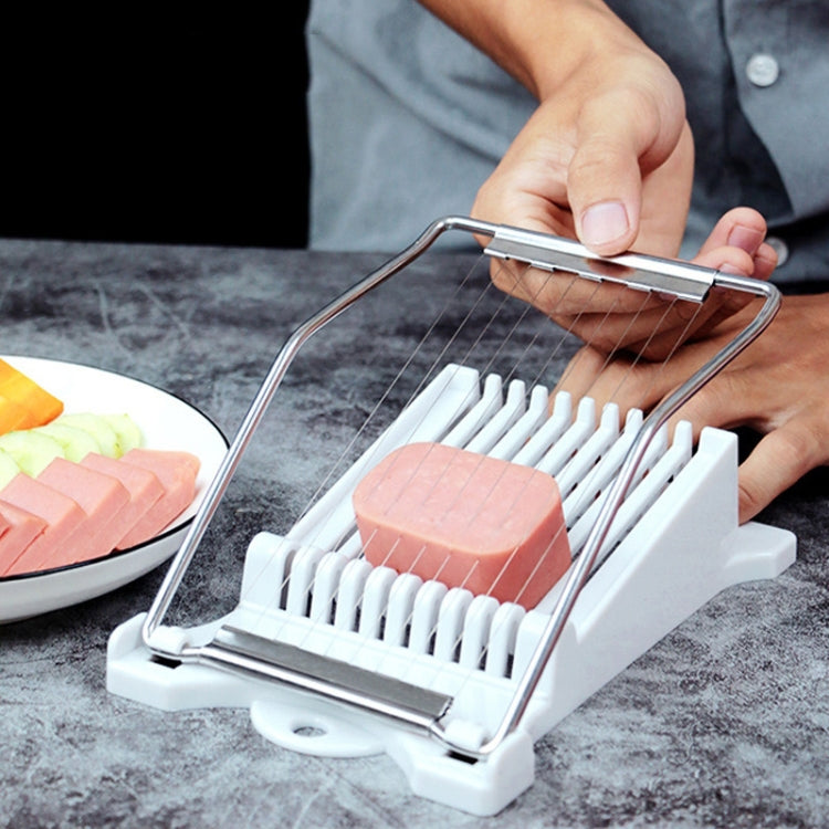JA-958 Lunch Meat Ham Slicer Household Fruit Cutter Banana Sliced Kitchen Egg Cutter, JA-958 Ham Slicer (White), JA-958 Ham Slicer (Yellow) JA-958 Ham Slicer (White) White