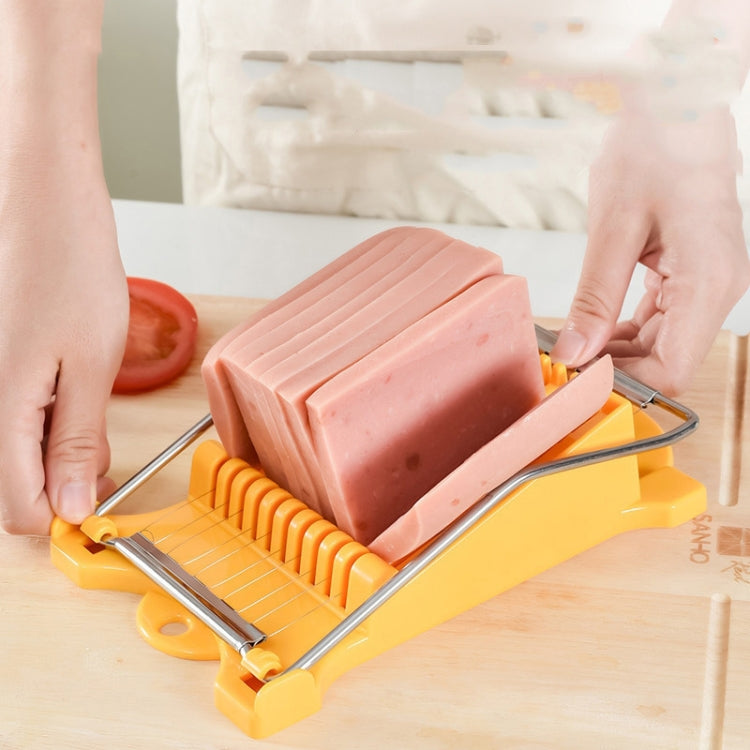 JA-958 Lunch Meat Ham Slicer Household Fruit Cutter Banana Sliced Kitchen Egg Cutter, JA-958 Ham Slicer (White), JA-958 Ham Slicer (Yellow) – Durable Build, Easy to Use JA-958 Ham Slicer (Yellow) Yellow
