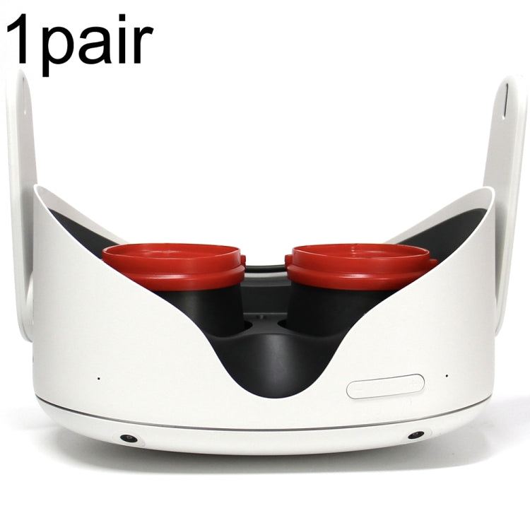 For Oculus Quest / Rifts / Quest 2 1pair VR All-in-one Glasses Frame Magnetic Suction Frame Can Match Myopic Lenses, Glasses Frame(Red), Glasses Frame(Blue), Glasses Frame(Black) Glasses Frame(Red) Red
