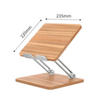 AP-2DP Desktop Liftable Wooden Tablet Laptop Support Stand, AP-2DP – Anti-Scratch, Aluminum Alloy, Non-slip