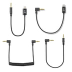 For Rode Microphone YICHUANG Adapter Audio Cable, 3.5mm To 8 Pin, 3.5mm To Type -C, 3.5mm TRS to TRS, 3.5mm TRS to TRRS