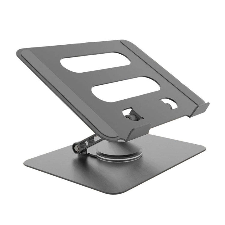 Multifunctional Desktop Foldable Rotating Laptop Cooling Bracket, Spec:, SP-086 (Silver), SP-086 (Gray), SP-88 (Silver), SP-88 (Gray) – Aluminum Alloy, Non-slip SP-086 (Gray)