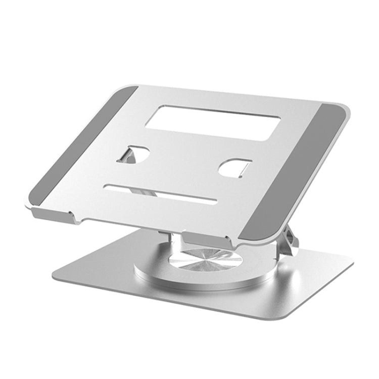 Multifunctional Desktop Foldable Rotating Laptop Cooling Bracket, Spec:, SP-086 (Silver), SP-086 (Gray), SP-88 (Silver), SP-88 (Gray) – Aluminum Alloy, Non-slip SP-88 (Silver)