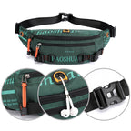 HAOSHUAI 5132 Outdoor Men Waist Bag Sports Running Chest Bag, 5132 Dark Blue, 5132 Black, 5132 Army Green, 5132 Dark Green, 5132 Camouflage