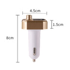 B9 Smart Digital Display Dual USB Bluetooth Car Charger with Hands-free Call Function