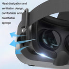 VRSHINECON G13 Virtual Reality VR Glasses Mobile Phone Movie Game 3D Digital Glasses, G13 – Non-slip