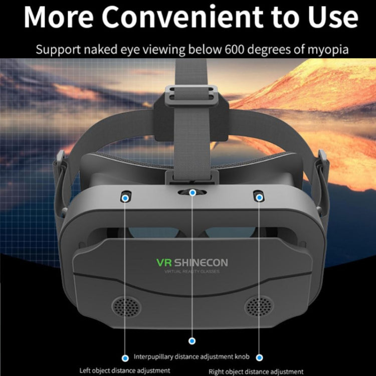 VRSHINECON G13 Virtual Reality VR Glasses Mobile Phone Movie Game 3D Digital Glasses, G13 – Non-slip
