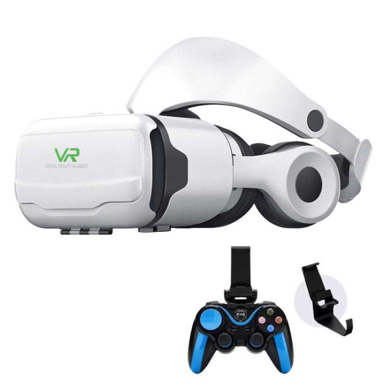 Mobile Phone 3D Virtual Reality VR Game Helmet Glasses With Headset, G02EF – Durable Build, Easy to Use G02EF+S9 Bluetooth Handle