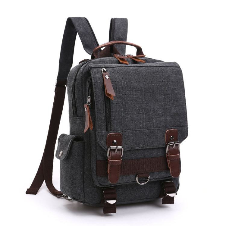 Outdoor Travel Messenger Canvas Chest Bag, Brown, Dark Blue, Khaki, Black, Brown Backpack, Dark Blue Backpack, Black Backpack, Green Backpack, Red Backpack, Gray Backpack, Blue Backpack, Green, Red, Gray, Blue – Durable Build, Easy to Use Black Backpack