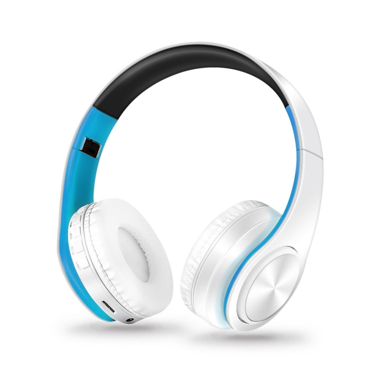 LPT660 Bluetooth Wireless Headset HIFI Stereo Sports Headphones, LPT660 (White Green), LPT660 (White Orange), LPT660 (White Pink), LPT660 (White Gold), LPT660 (Black+Green), LPT660 (White Rose Gold), LPT660 (Black Orange), LPT660 (Black Pink)... –... LPT660 (White Blue) White+Blue
