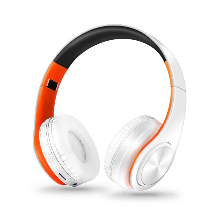 LPT660 Bluetooth Wireless Headset HIFI Stereo Sports Headphones, LPT660 (White Green), LPT660 (White Orange), LPT660 (White Pink), LPT660 (White Gold), LPT660 (Black+Green), LPT660 (White Rose Gold), LPT660 (Black Orange), LPT660 (Black Pink)... –... LPT660 (White Orange) White+Orange