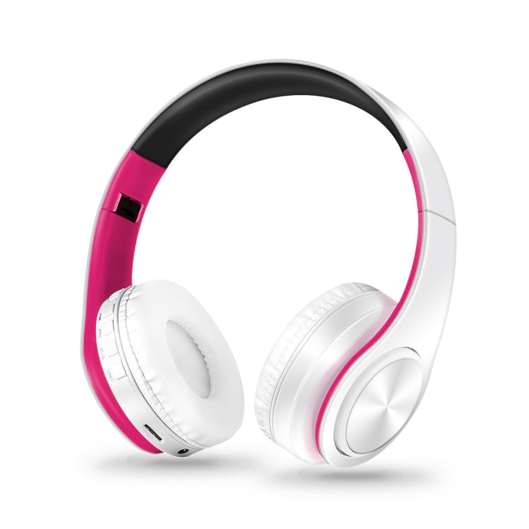 LPT660 Bluetooth Wireless Headset HIFI Stereo Sports Headphones, LPT660 (White Green), LPT660 (White Orange), LPT660 (White Pink), LPT660 (White Gold), LPT660 (Black+Green), LPT660 (White Rose Gold), LPT660 (Black Orange), LPT660 (Black Pink)... –... LPT660 (White Pink) White+Pink