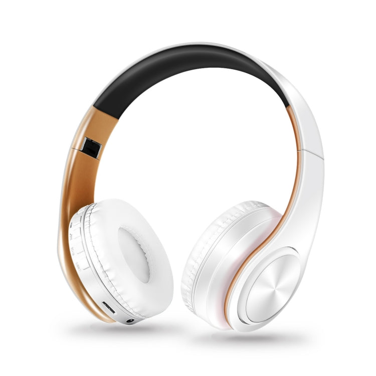 LPT660 Bluetooth Wireless Headset HIFI Stereo Sports Headphones, LPT660 (White Green), LPT660 (White Orange), LPT660 (White Pink), LPT660 (White Gold), LPT660 (Black+Green), LPT660 (White Rose Gold), LPT660 (Black Orange), LPT660 (Black Pink)... –... LPT660 (White Gold) White+Gold