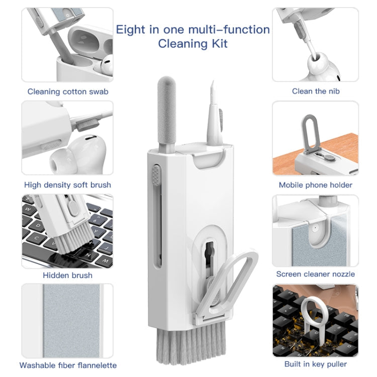 Q8 Headset – 8-In-1 Multi-Function Headset Cleaning Pen Keyboard Mobile Phone...