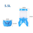 Outdoor Camping Portable Car Retractable Folding Bucket With Faucet, Capacity:, 5.5L, 7.5L