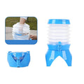 Outdoor Camping Portable Car Retractable Folding Bucket With Faucet, Capacity:, 5.5L, 7.5L 5.5L