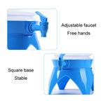 Outdoor Camping Portable Car Retractable Folding Bucket With Faucet, Capacity:, 5.5L, 7.5L