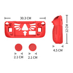 For Steam Deck V V4-1 Silicone Non-slip Protective Case for Pocket Consoles with Holder Function, V4-1Black), V4-1(Red), V4-1(Green), V4-1(Blue) – Non-slip