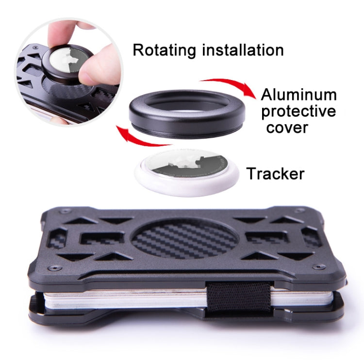 For AirTag 2nd Gen / AirTag 1st Gen Card Holder Metal Anti-Theft RFID...