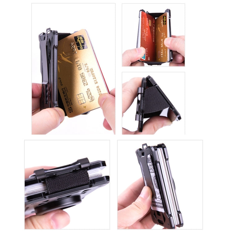 For AirTag 2nd Gen / AirTag 1st Gen Card Holder Metal Anti-Theft RFID...