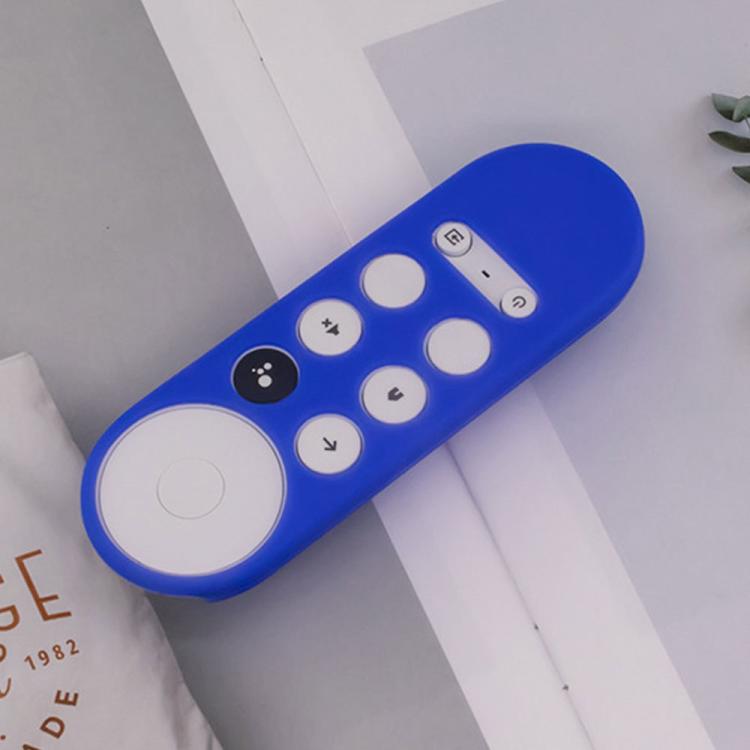 For Google Chromecast 2020 Y16 Remote Control Anti-fall Silicone Protective Case, Y16 (Luminous Green), Y16 (Luminous Blue), Y16 (Black), Y16 (Red), Y16 (Blue) Y16 (Blue) Blue
