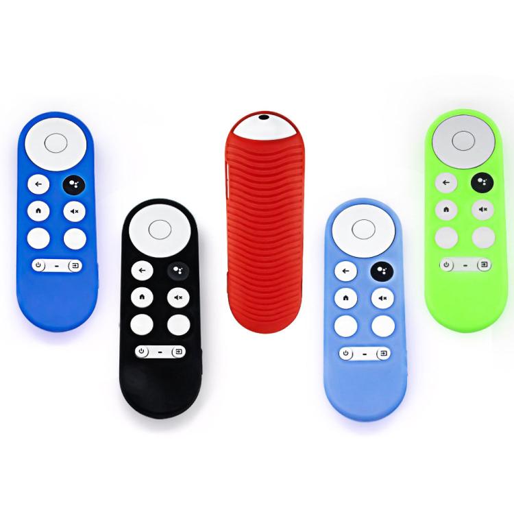 For Google Chromecast 2020 Y16 Remote Control Anti-fall Silicone Protective Case, Y16 (Luminous Green), Y16 (Luminous Blue), Y16 (Black), Y16 (Red), Y16 (Blue)