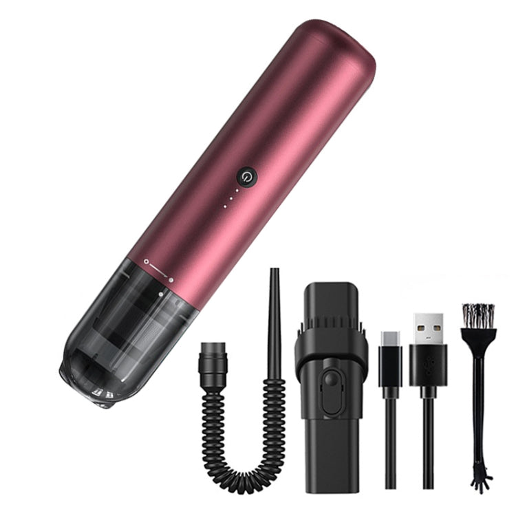 Pinjia P12 High Power Handheld Wireless Vehicles / Household Vacuum Cleaner, P12 Wine Red, P12 Elegant Black P12 Wine Red Wine Red