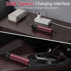 Pinjia P12 High Power Handheld Wireless Vehicles / Household Vacuum Cleaner, P12 Wine Red, P12 Elegant Black