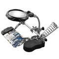 16126-A 3.5X/12X LED Light Stand Type Watch Repair Magnifier With Auxiliary Clip, 16126-A 16126-A