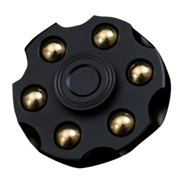 EDC Removable Fingertip Spinner Revolver Clip Pure Brass Stress Relief Toys, Revolver Clip(Gold), Revolver Clip(Silver), Revolver Clip(Black) – Aluminum Alloy Revolver Clip(Black) Black