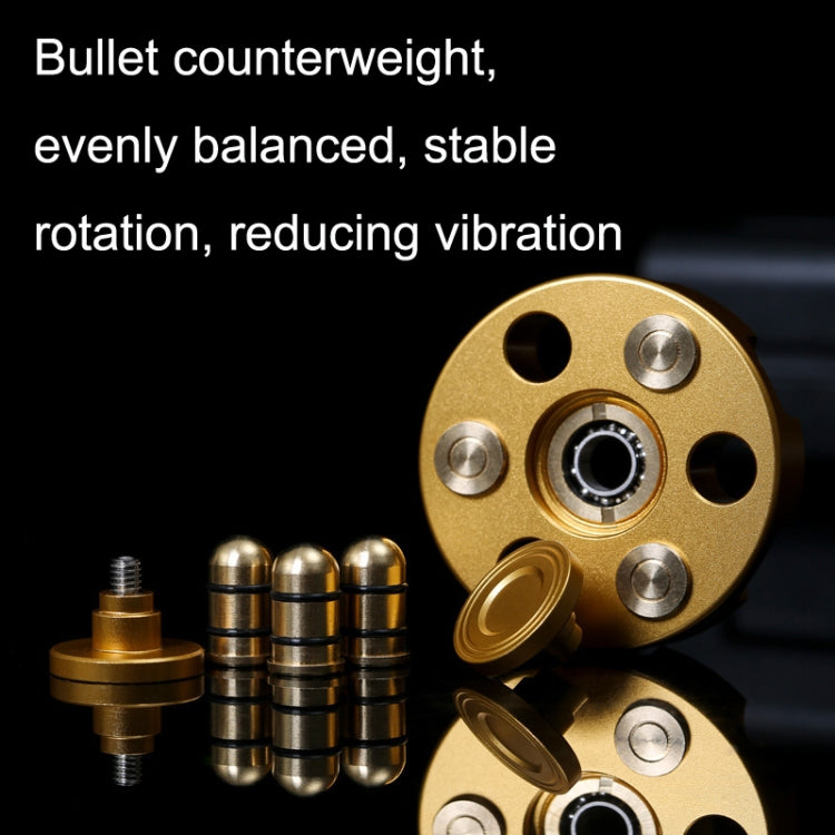 EDC Removable Fingertip Spinner Revolver Clip Pure Brass Stress Relief Toys, Revolver Clip(Gold), Revolver Clip(Silver), Revolver Clip(Black) – Aluminum Alloy