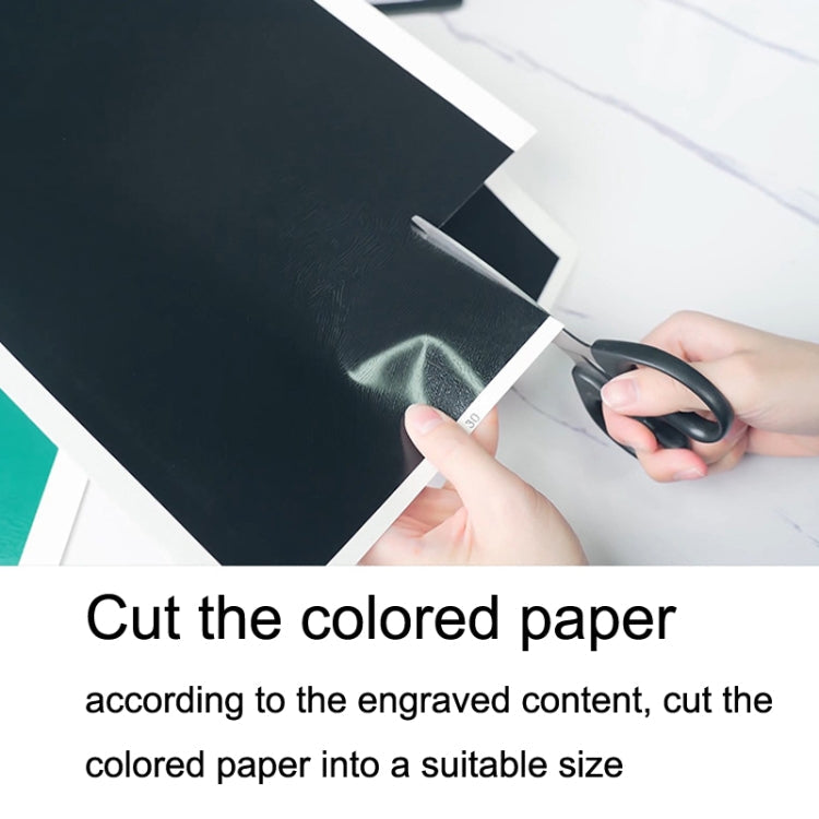 DAJA Carved Color Paper For Ceramic / Glass / Stone / Crystal / Jade, Carved Color Paper Navy, Carved Color Paper Black, Carved Color Paper Blue, Carved Color Paper Green, Carved Color Paper Maroon