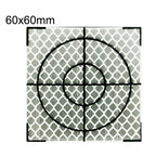 FP001 Diamond Tunnel Mapping Reflective Sticker Monitoring Measurement Point Sticker, Size: 60x60mm, 60x60mm, 60x60mm With Triangle – Durable Build, Easy to Use 60x60mm