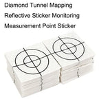 FP001 Diamond Tunnel Mapping Reflective Sticker Monitoring Measurement Point Sticker, Size: 60x60mm, 60x60mm, 60x60mm With Triangle – Durable Build, Easy to Use