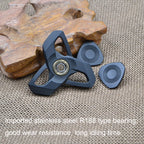 CKFSL Fingertip Gyroscopy EDC Hand Spinner Metal Stress Relief Toys, CKFSL(Blue Spots) – Durable Build, Easy to Use