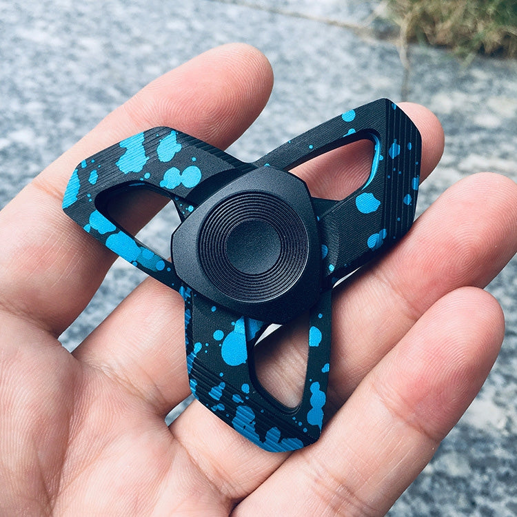 CKFSL Fingertip Gyroscopy EDC Hand Spinner Metal Stress Relief Toys, CKFSL(Blue Spots) – Durable Build, Easy to Use
