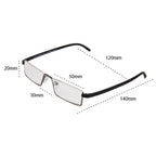 TR90 Seniors Clear Glasses With Portable Case Lightweight Presbyopic Glasses, +1.00, +1.50, +2.00, +2.50, +3.00, +3.50