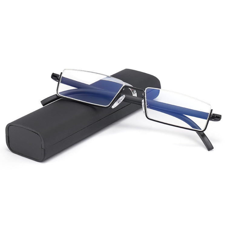 TR90 Seniors Clear Glasses With Portable Case Lightweight Presbyopic Glasses, +1.00, +1.50, +2.00, +2.50, +3.00, +3.50 – Durable Build, Easy to Use +2.00 Black