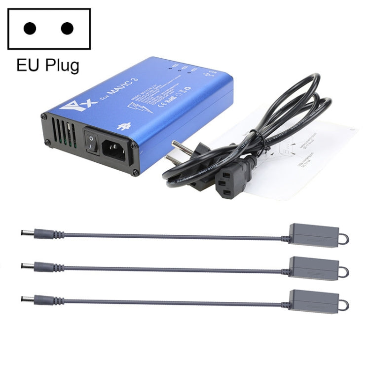 for DJI Mavic 3 YX 1 to 5 Charger With Switch – TPU EU Plug