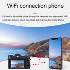 R10 4K HD 48MP Retro Foldable Screen Digital Camera, R10 Simple Version