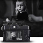 R10 4K HD 48MP Retro Foldable Screen Digital Camera, R10 Simple Version