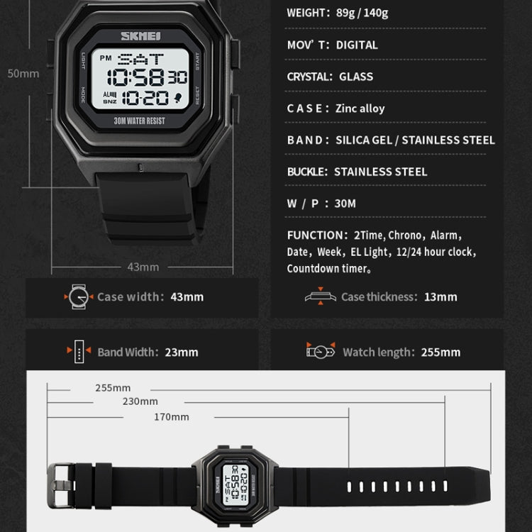 Watch – Silicone (Black)
