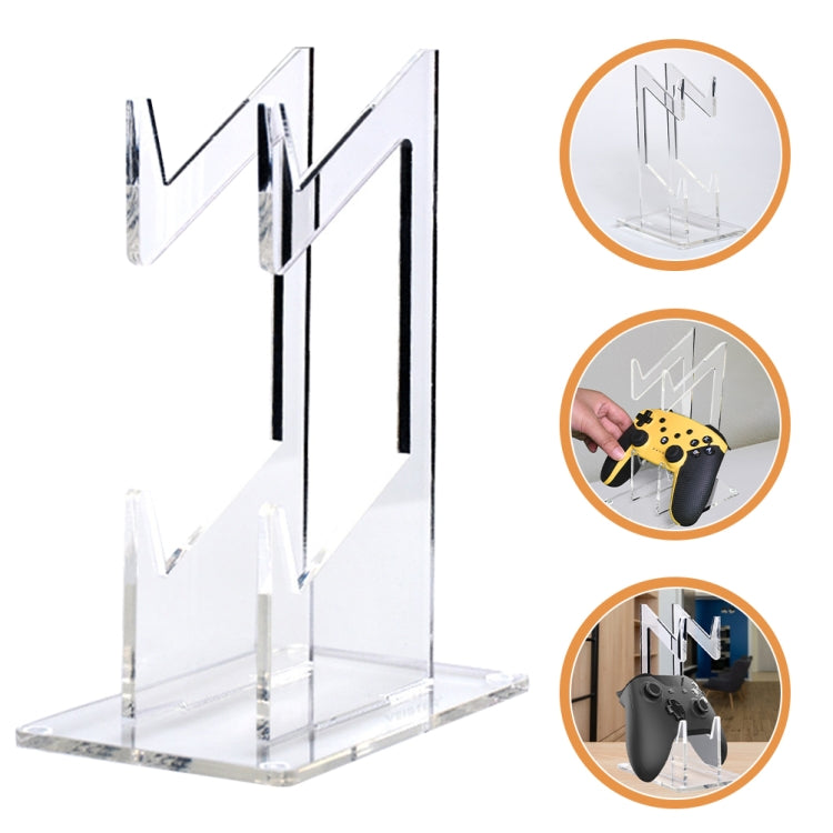 Acrylic Double Layer Game Handle Storage Bracket for PS4/ PS5/PS3, For PS4/ PS5/PS3 For PS4 PS5 PS3