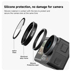 For DJI OSMO Action 3 / 4 TELESIN ND CPL Filter Set Aluminium Alloy Frame Lens, CPL+ND8/16/32