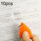 10pcs 10XFold Portable Home Students And Elderly People Hold HD Mini Magnifier Keychain, 10pcs(32mm) 10pcs(32mm)