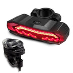 SF31 Bicycle Smart Brake Taillight USB Alerter Night Ride Ride Mountain Vehicle Turn LED Taillights, SF31 New Remote Control SF31 New Remote Control
