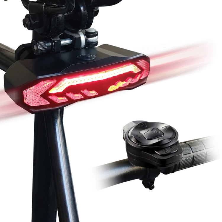 SF31 Bicycle Smart Brake Taillight USB Alerter Night Ride Ride Mountain Vehicle Turn LED Taillights, SF31 New Remote Control