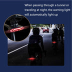 SF31 Bicycle Smart Brake Taillight USB Alerter Night Ride Ride Mountain Vehicle Turn LED Taillights, SF31 New Remote Control